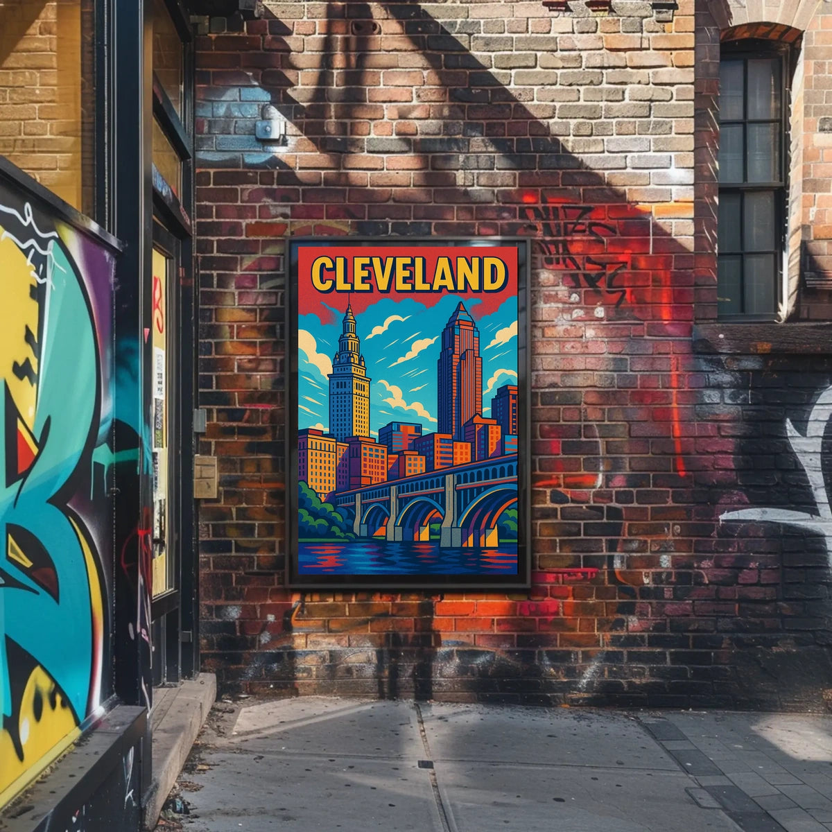 Cleveland Cityscape Poster