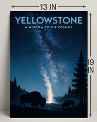 Yellowstone A Window to the Cosmos Poster PosterGoat
