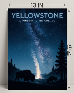 Yellowstone A Window to the Cosmos Poster PosterGoat
