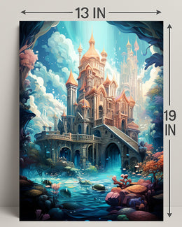 Enchanted Castle By The Sea Poster