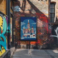 Vibrant Eastern European Architecture Poster