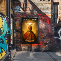 Saint Fabian The Pontiff of Peace Poster PosterGoat