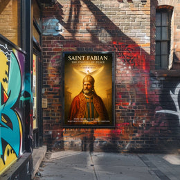 Saint Fabian The Pontiff of Peace Poster PosterGoat