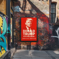 Donald Trump 47th President Poster
