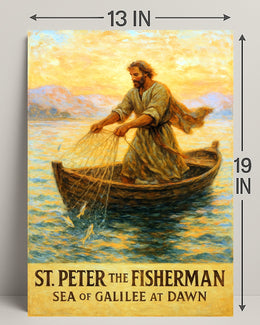 St. Peter the Fisherman Poster PosterGoat