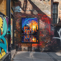 Hagia Sophia Mosaic Reflection Cultural or Heritage Poster