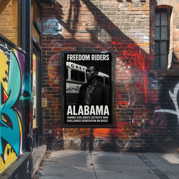 Freedom Riders Honoring Civil Rights Poster