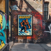 Bigfoot In The Wilderness Poster