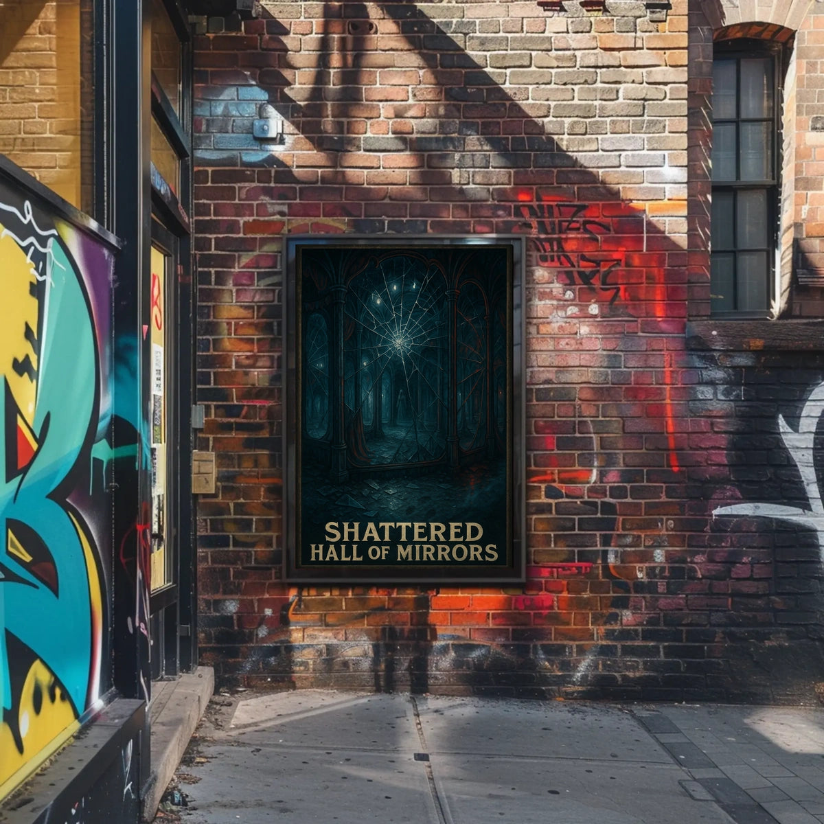 Shattered Hall Of Mirrors Poster