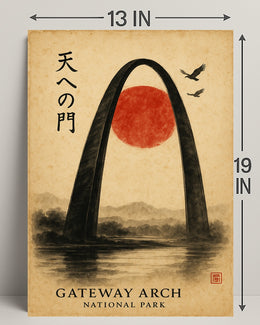 Gateway Arch Cultural Fusion National Park Poster
