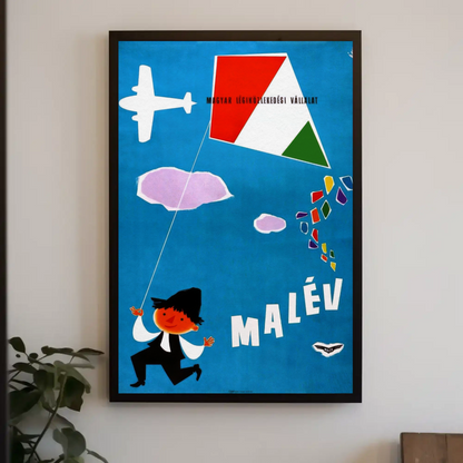 Hungarian Airlines Malev Poster