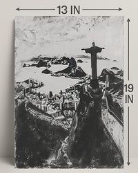 Christ The Redeemer Over Rio Poster