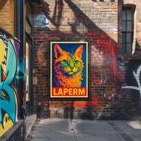 LaPerm Cat Art Poster