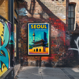 Seoul, South Korea Poster