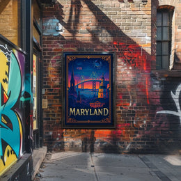 Maryland A Scenic Tribute Poster