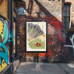Barrier Reef Anemones Poster
