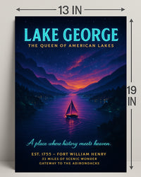Lake George The Queen of American Lakes Poster PosterGoat