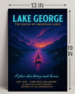 Lake George The Queen of American Lakes Poster PosterGoat