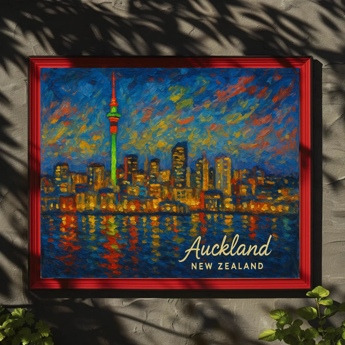 Auckland Skyline Poster