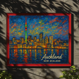 Auckland Skyline Poster