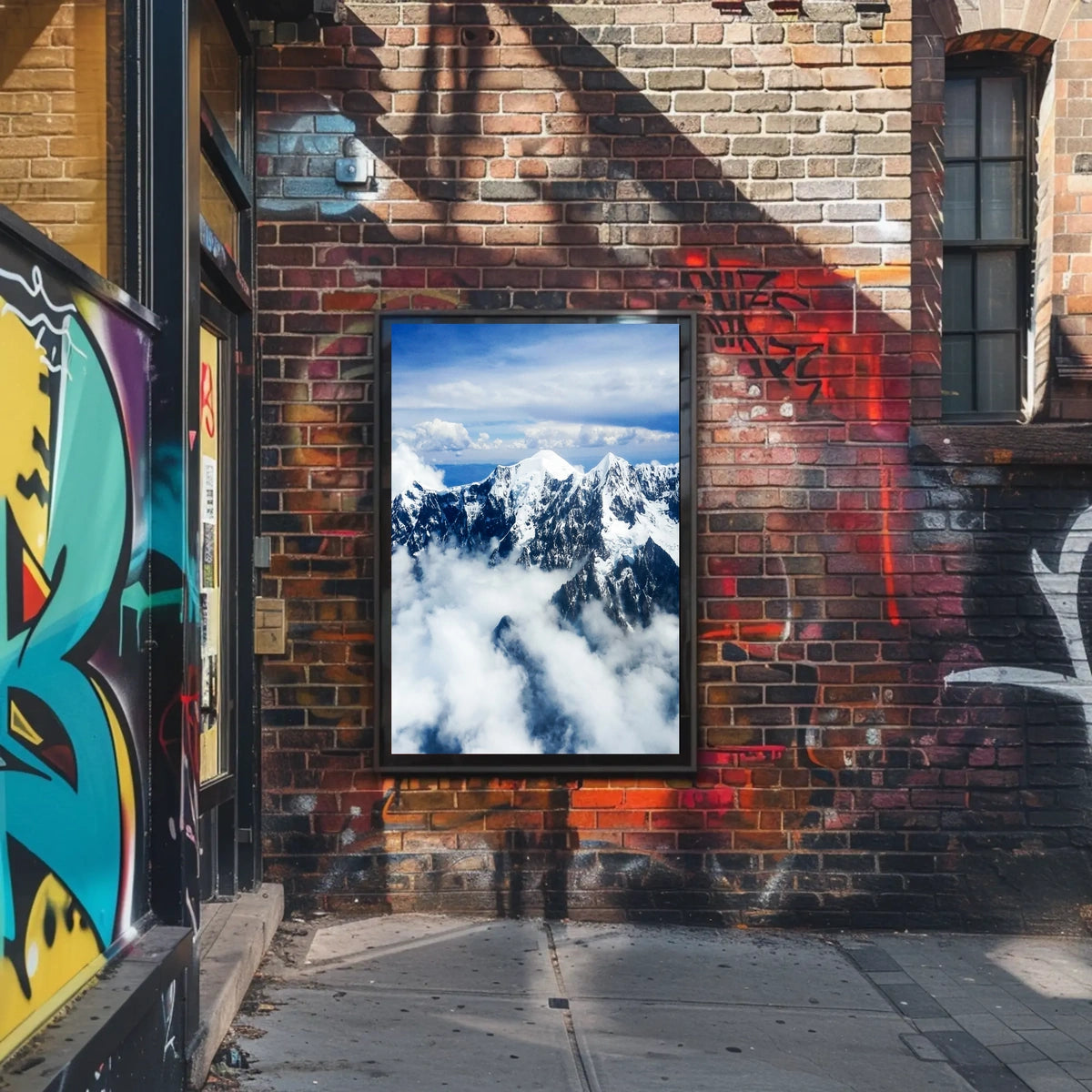 Majestic Mountain Peaks Poster