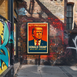 Donald Trump 47Th President Poster