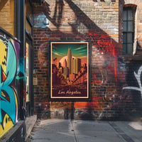 Los Angeles Cityscape Poster