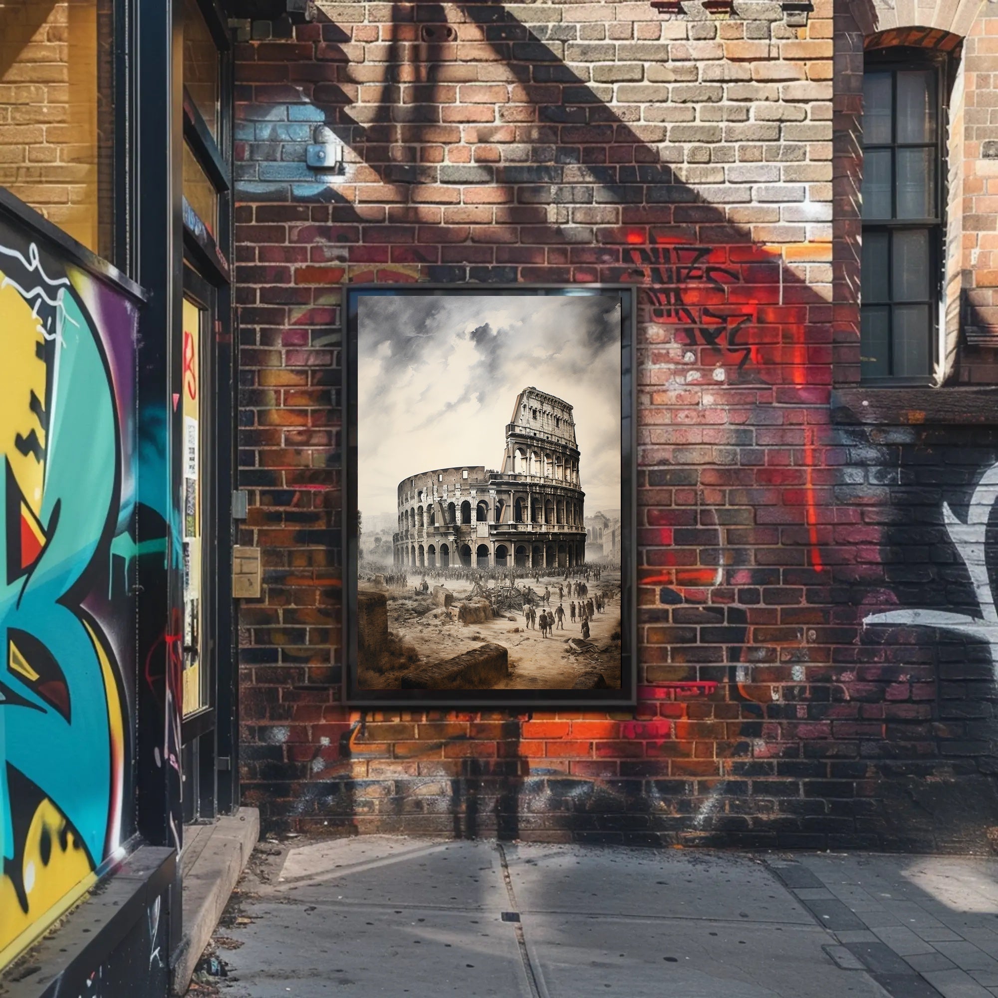 The Colosseum Echoes Of Ancient Rome Poster