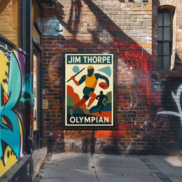 Jim Thorpe Olympian Poster