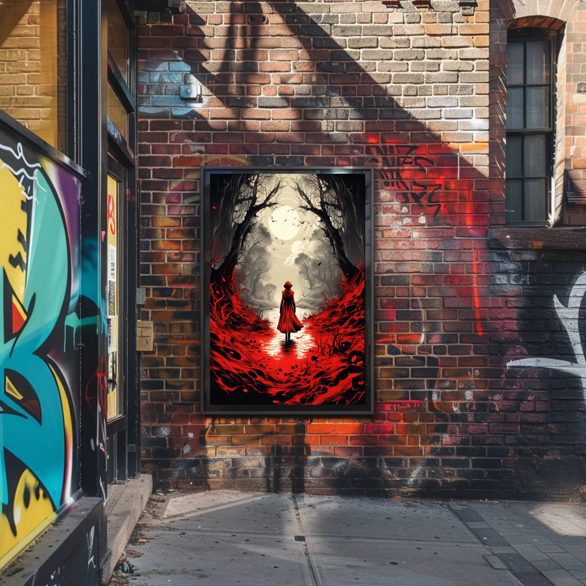 The Enchanted Forest Path Poster