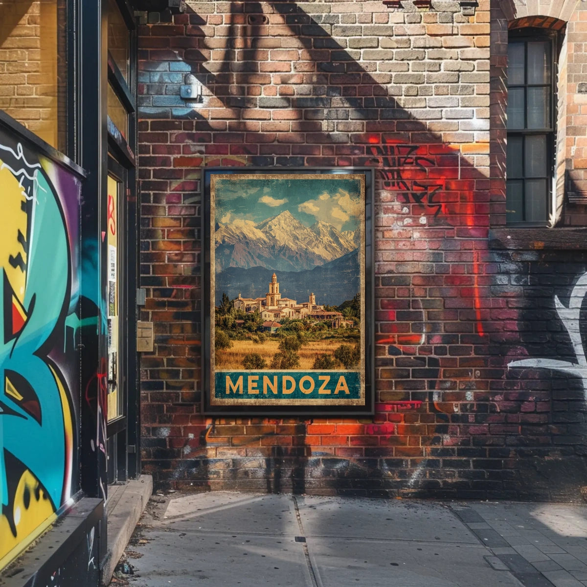 Mendoza Scenic Vintage Poster