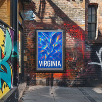 Virginia Abstract Art Abstract Poster