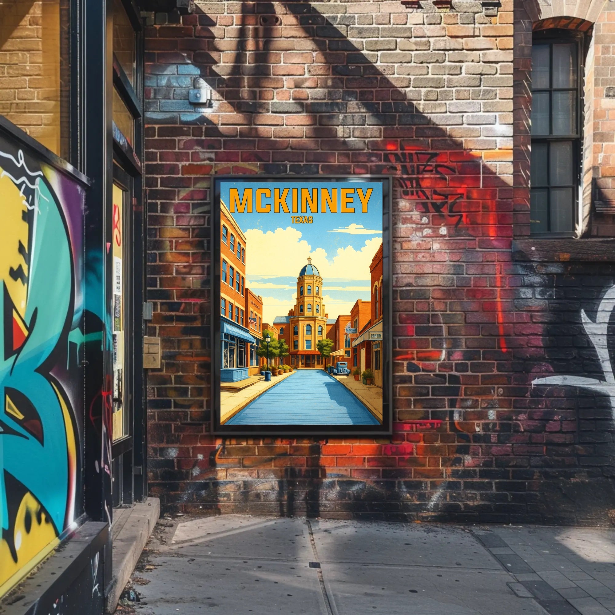 McKinney, Texas Poster PosterGoat