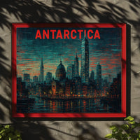 Antarctica Urban Dreamscape Poster