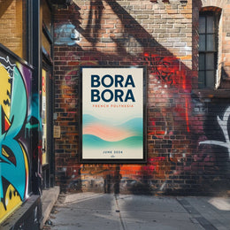 Bora Bora Travel Poster PosterGoat