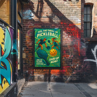 Pickleball Tournament Join the Action Poster