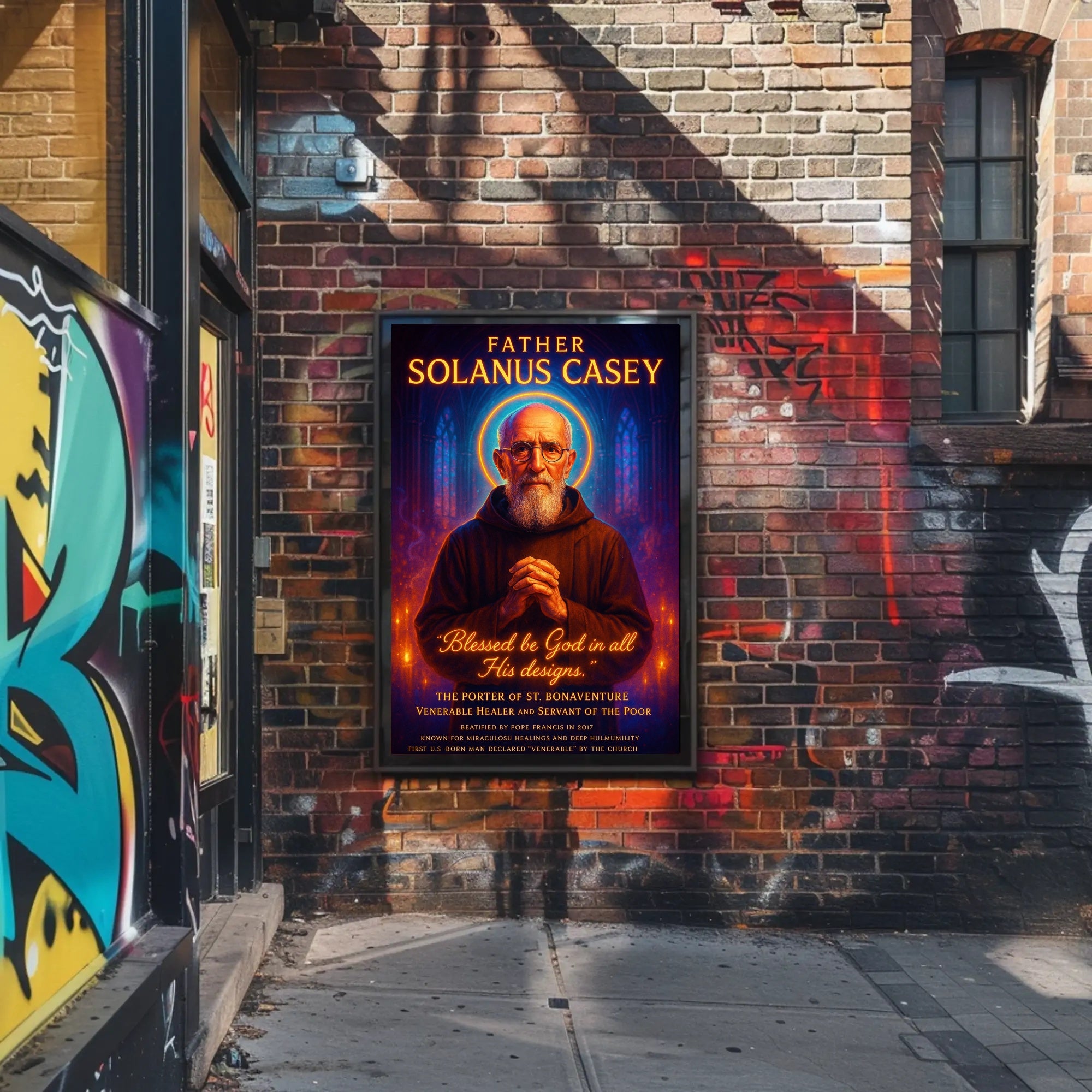 Father Solanus Casey Poster PosterGoat