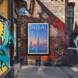 Dubai Skyline Poster