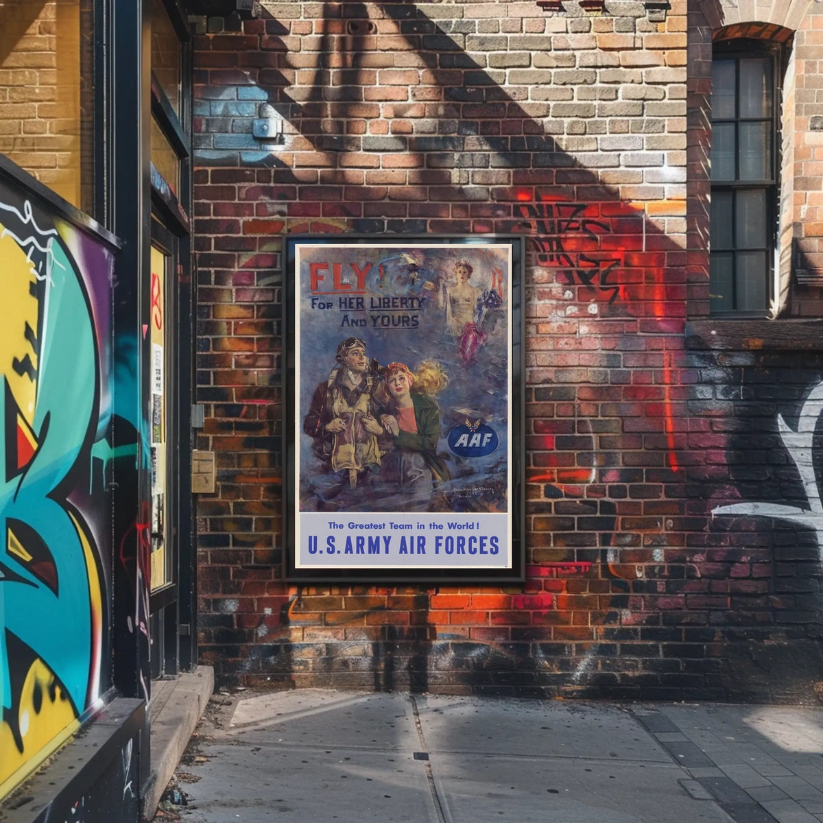 Vibrant Abstract Canvas: Unique Artistic Poster