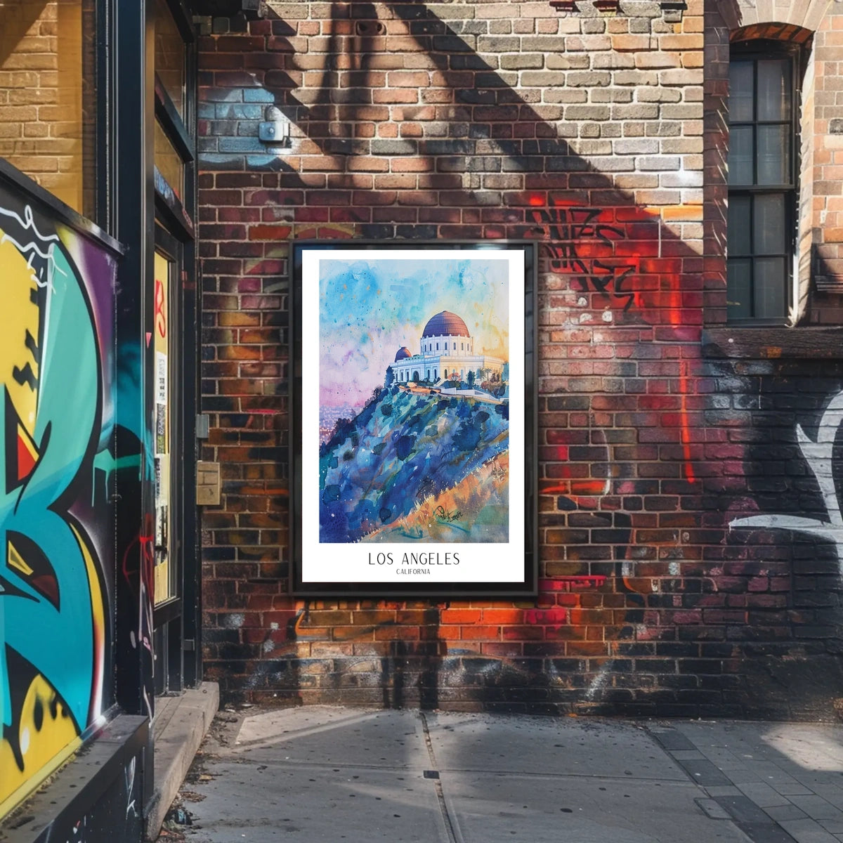 Los Angeles Skyline Poster