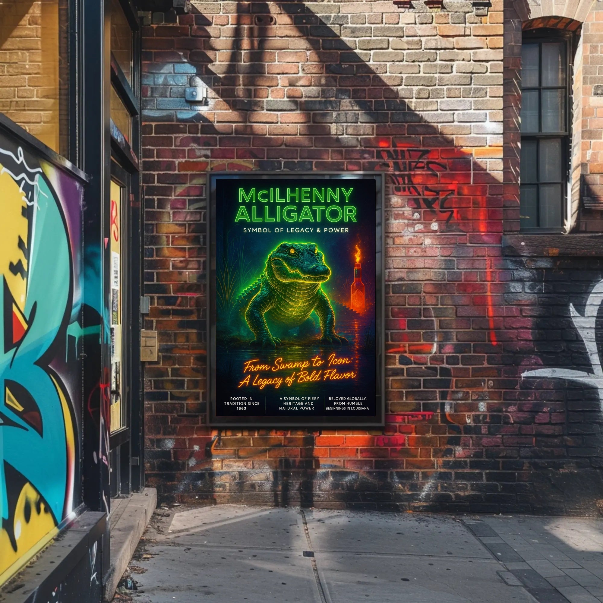 McIlhenny Alligator PosterGoat