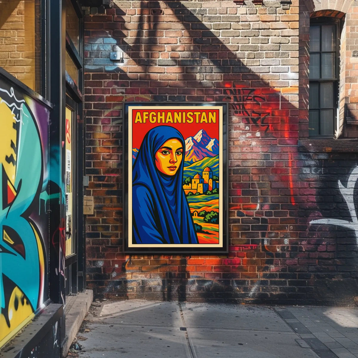 Afghanistan Cultural Portrait Poster