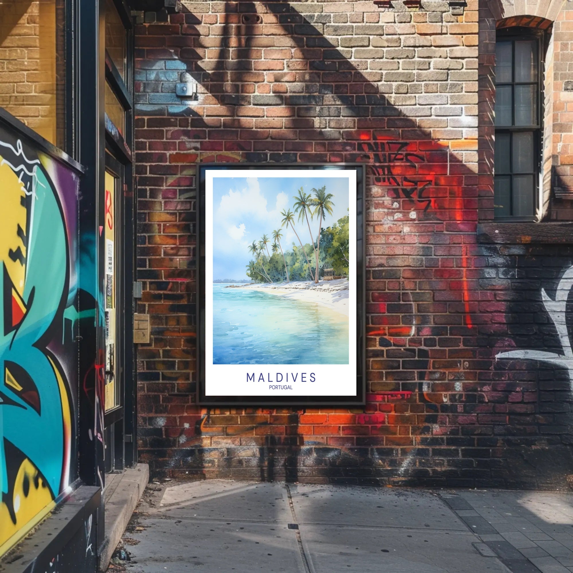 Tropical Beach Paradise Poster PosterGoat