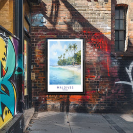 Tropical Beach Paradise Poster PosterGoat