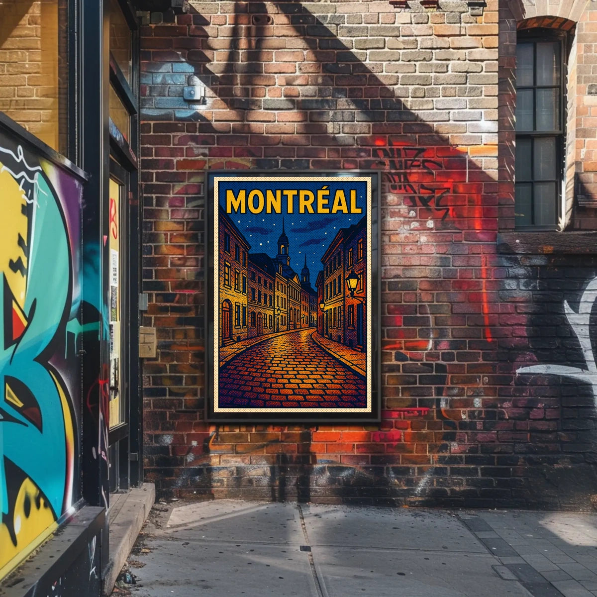 Montréal Nightscape Poster