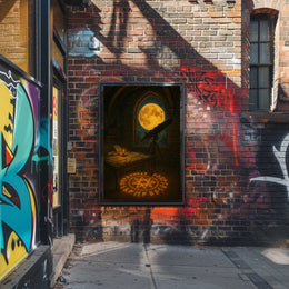 Mystical Celestial Observatory Medieval Magic Poster