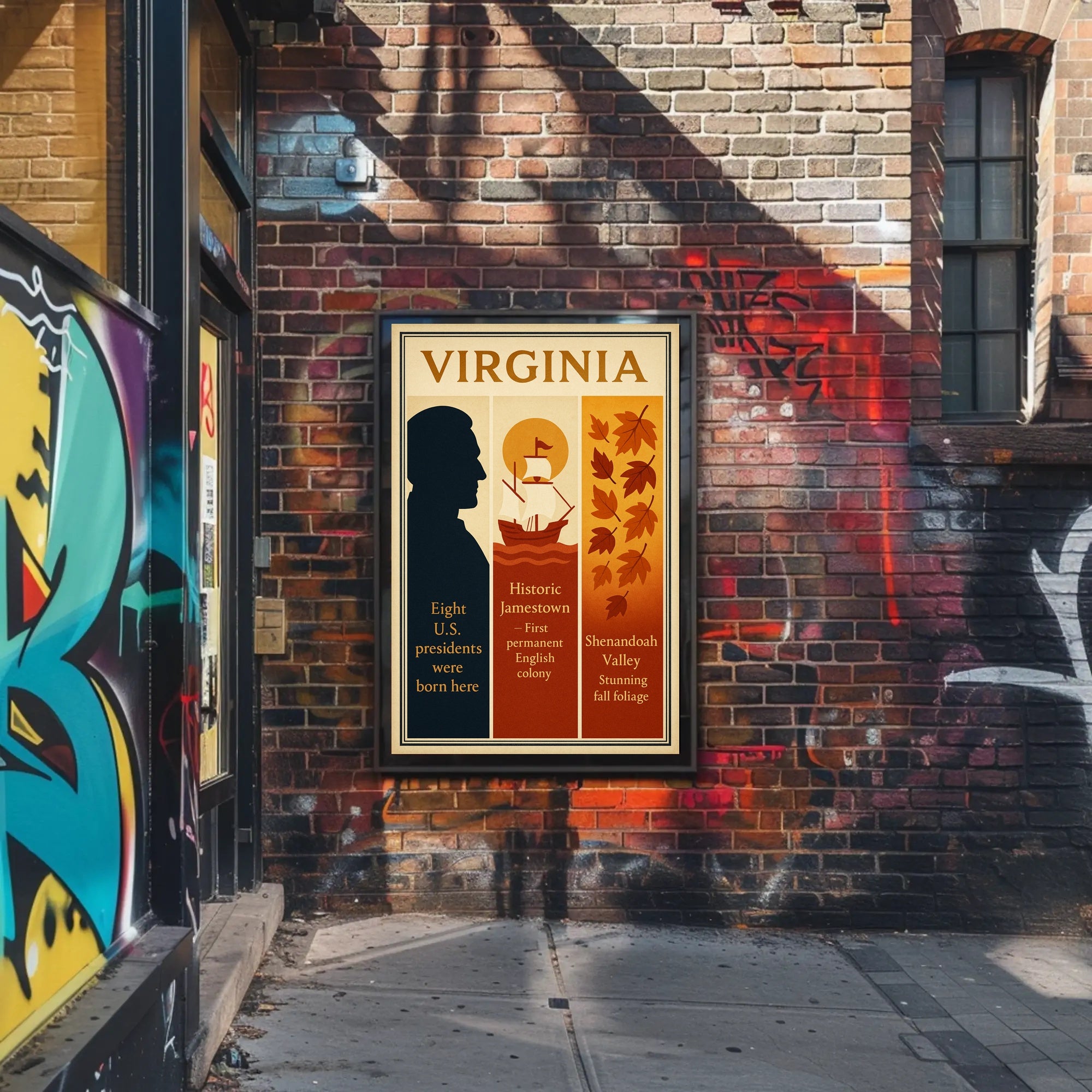 Virginias Presidential Heritage Poster PosterGoat