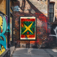 Abstract Watercolor Composition Poster