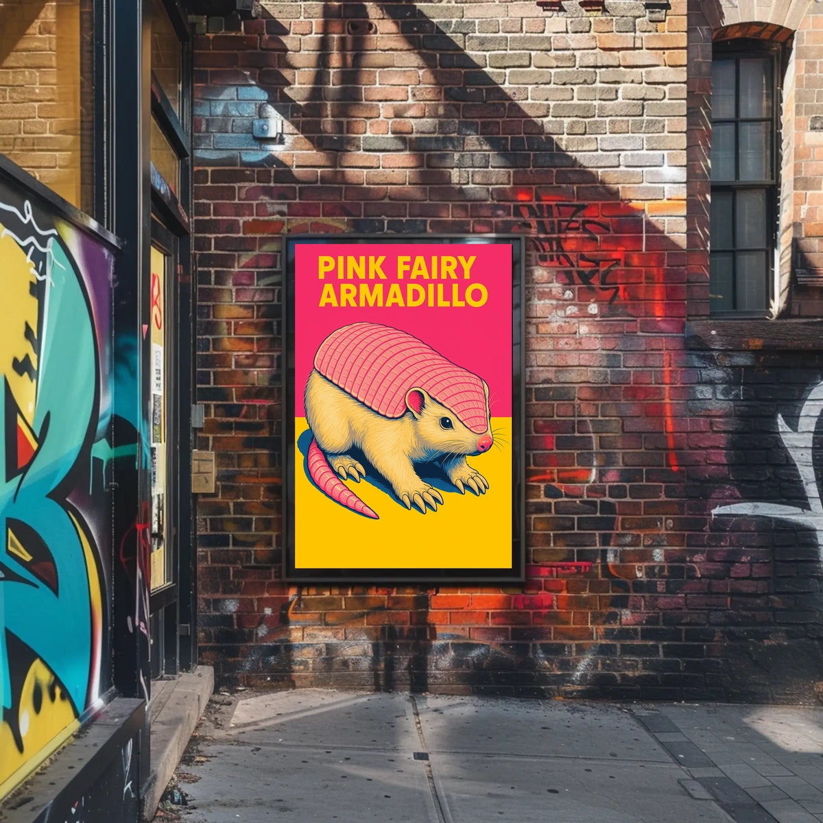 Pink Fairy Armadillo Poster