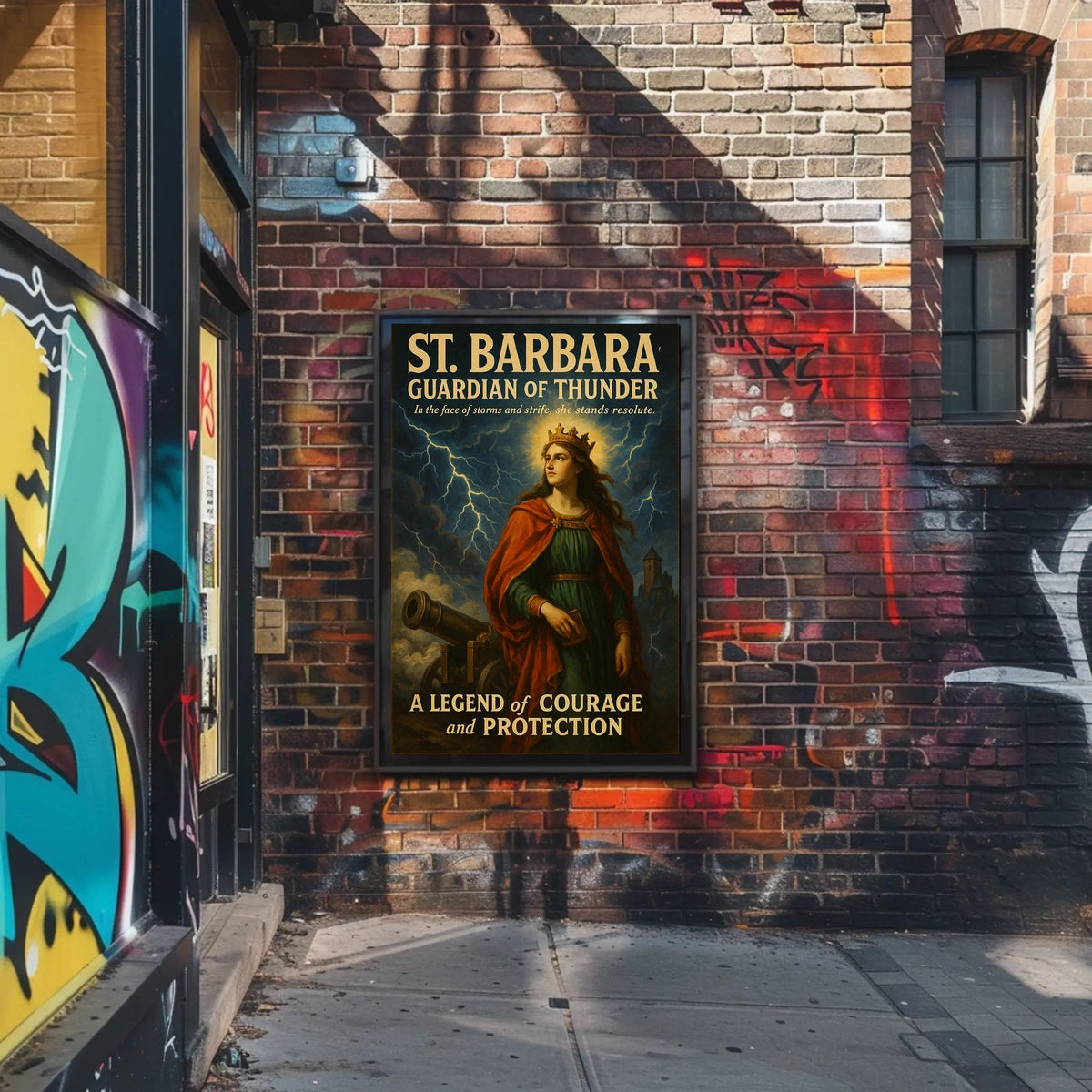 St. Barbara Guardian of Thunder Poster